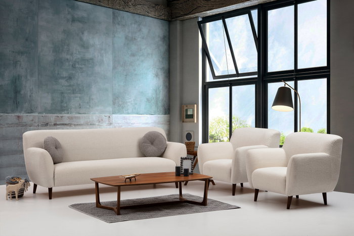 Atelier Del Sofa Enna - Sillón orejero Beige Atelier Del Sofa Enna - Sillón orejero Beige